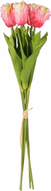 Kingsbury Gifts Pink Artificial Tulip Bunch with 6 Stems