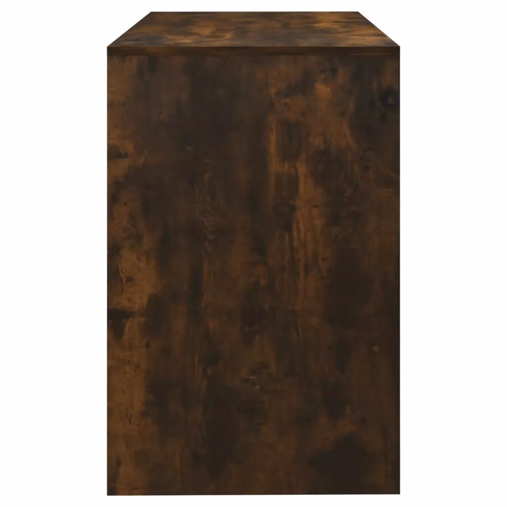 Berkfield Home Smoked Oak Writing Desk in Brown, W/D/H: 101 x 50 x 76.5 cm – 4