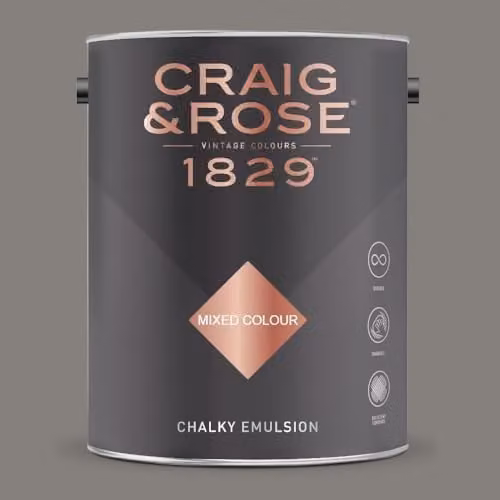 Craig & Rose 1829 Chalky Emulsion Paint Stop in Chapelle, Matt, 5 l
