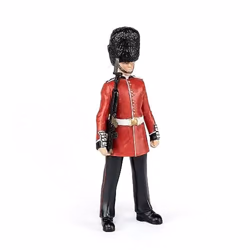 Papo Historical Collection English Royal Guard Figure, Red and Multicolour