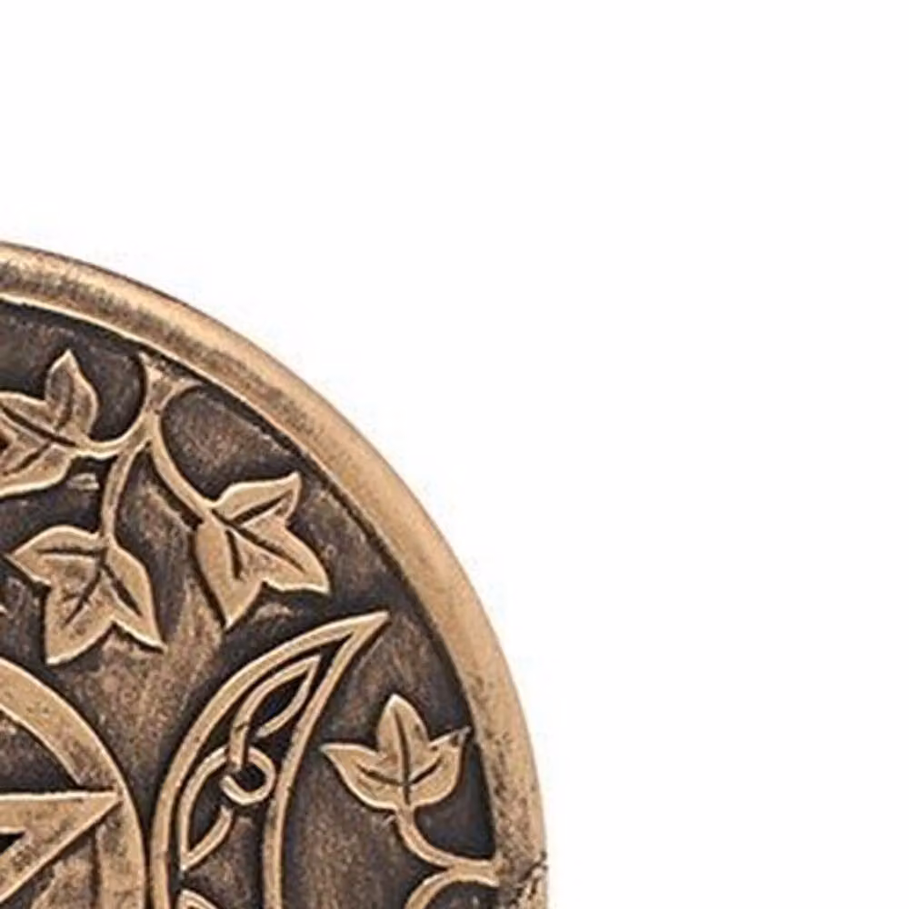 Lisa Parker Something Different Triple Moon Terracotta Wall Plaque in Copper and Bronze – 2