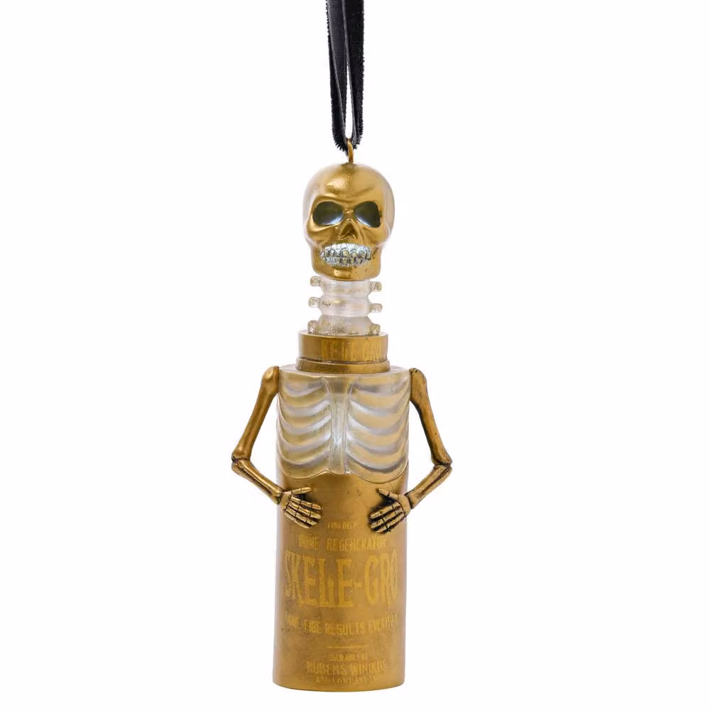 Warner Bros Harry Potter Alumni Skelegro Gold Metal LED Hanging Pendant Decoration – 2