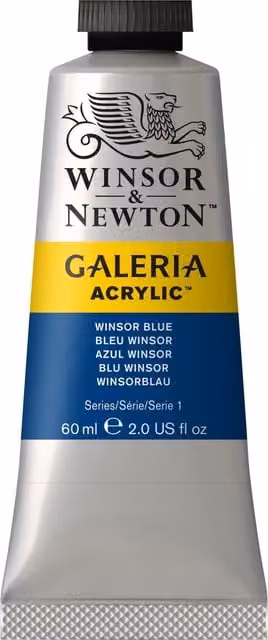 Winsor & Newton Galeria Professional Acrylic Paint, Blue, 60ml – 1