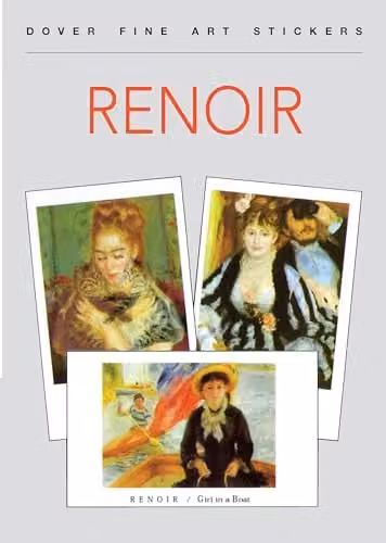 Dover Art Stickers Renoir 16 Multicolour Paper Stickers for Children – 1