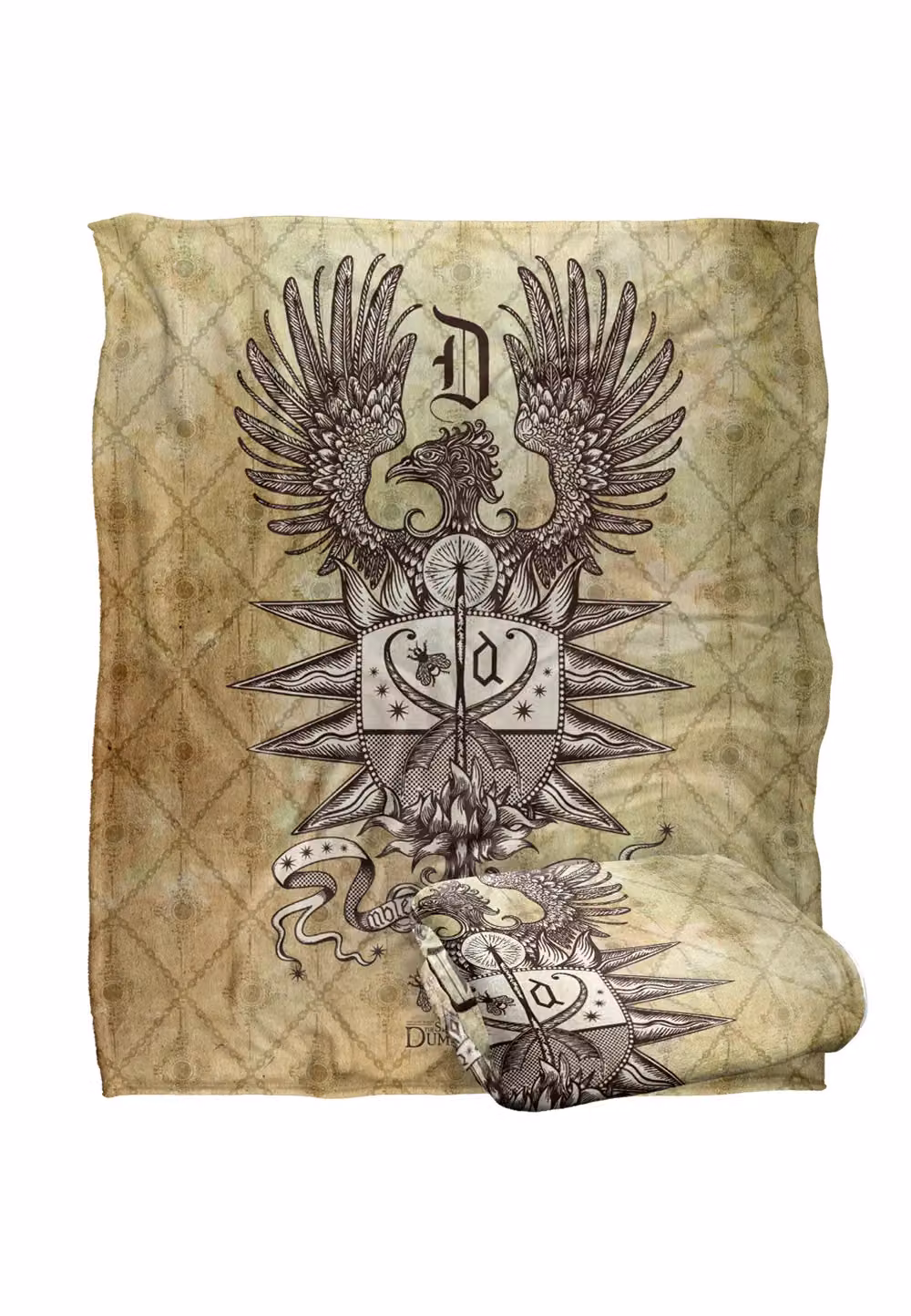Warner Brothers Fantastic Beasts The Secrets Of Dumbledore Officially Licensed Silky Touch Super Soft White Throw Blanket W: 152 cm, D: 127 cm – 2