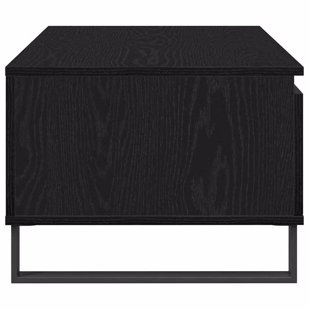Berkfield Home Elegant Black Oak Coffee Table, W: 90 cm, D: 50 cm, H: 36.5 cm – 3