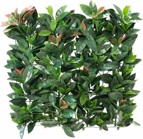 Primrose London Green Artificial Hedge Panels, Pack of 4, W/H: 50 x 50 cm – 1