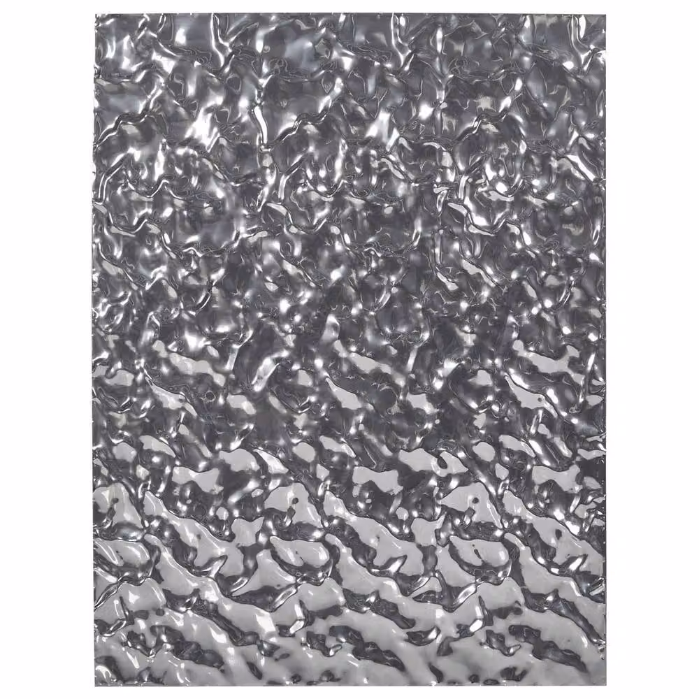 Wyld and Coco Gold and Silver Abstract Geometric Metal Wall Decor, Rectangular – 2