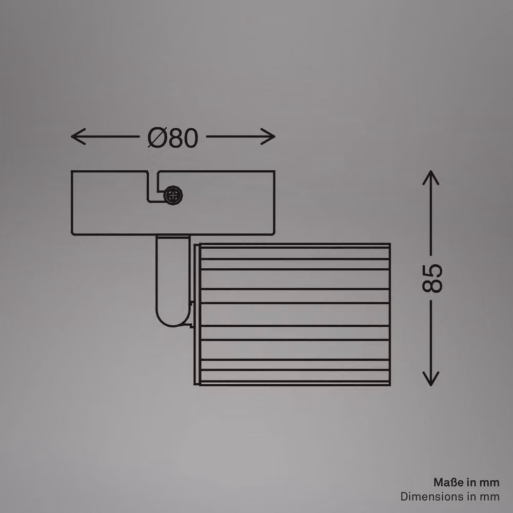 Briloner White Metal Adjustable Wall Lamp with GU10 Spotlight, W/D/H: 8 x 8 x 12.5 cm – 7