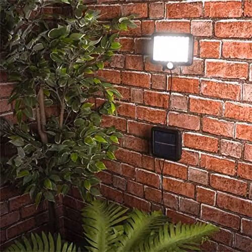 St Helens Home & Garden Solar Powered Motion Sensor LED Wall Security Floodlight in Black – 4