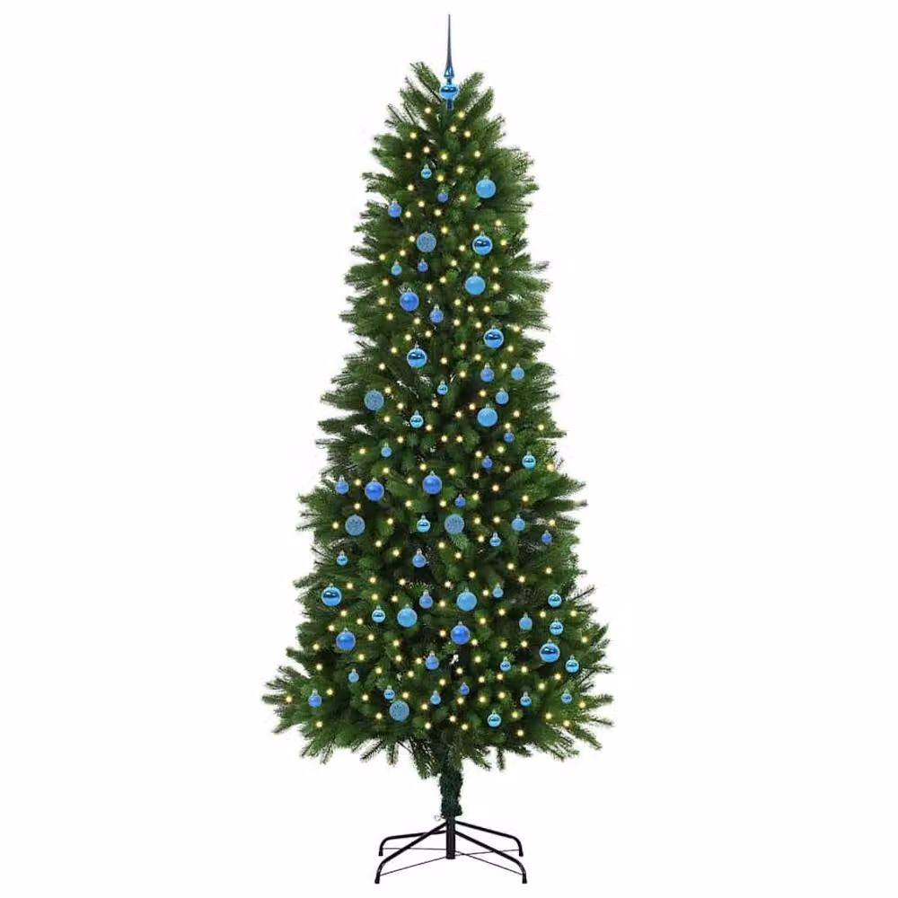 Berkfield Home Green Christmas Tree with 300 LEDs and Stand, Height: 240 cm – 2