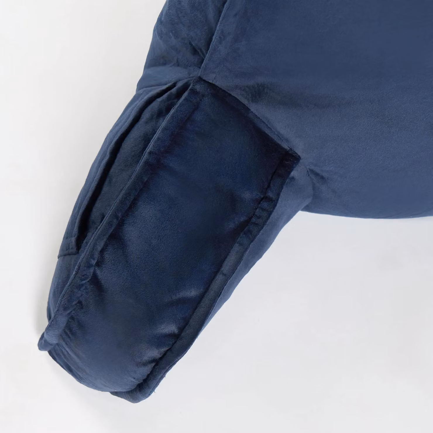 OHS Blue Reading Pillow with Neck and Back Support and Detachable Neck Roll – 6