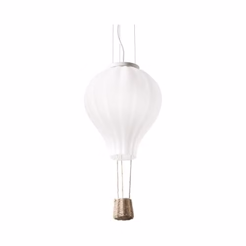 Netlighting Dream Single Light White Ceiling Pendant with E27 Socket