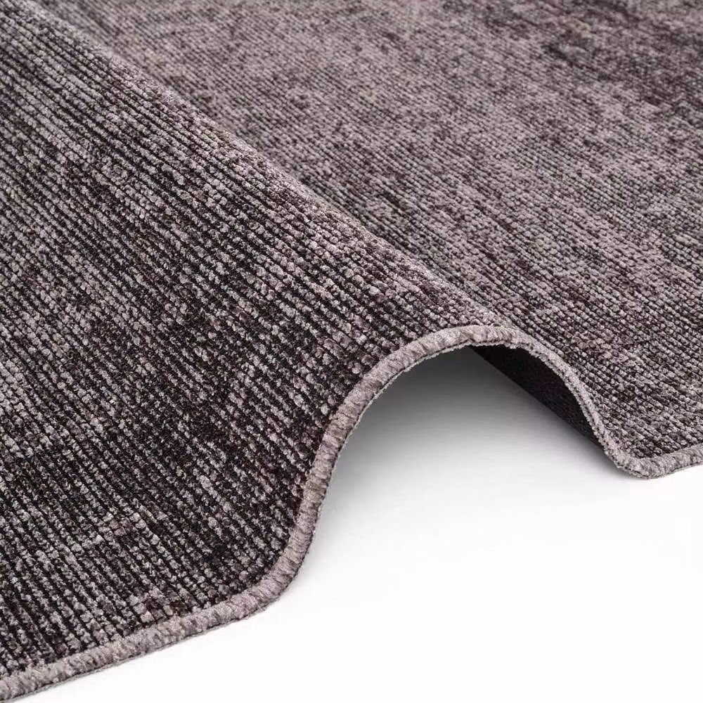 THE RUGS Brilliance Prisma Modern Abstract Short Pile Round Area Rug in Brown, Diameter: 160 cm – 2
