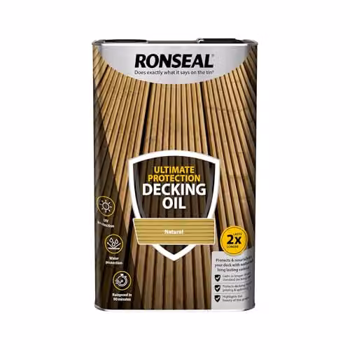 Ronseal Ultimate Protection Decking Oil in Natural, 5 l