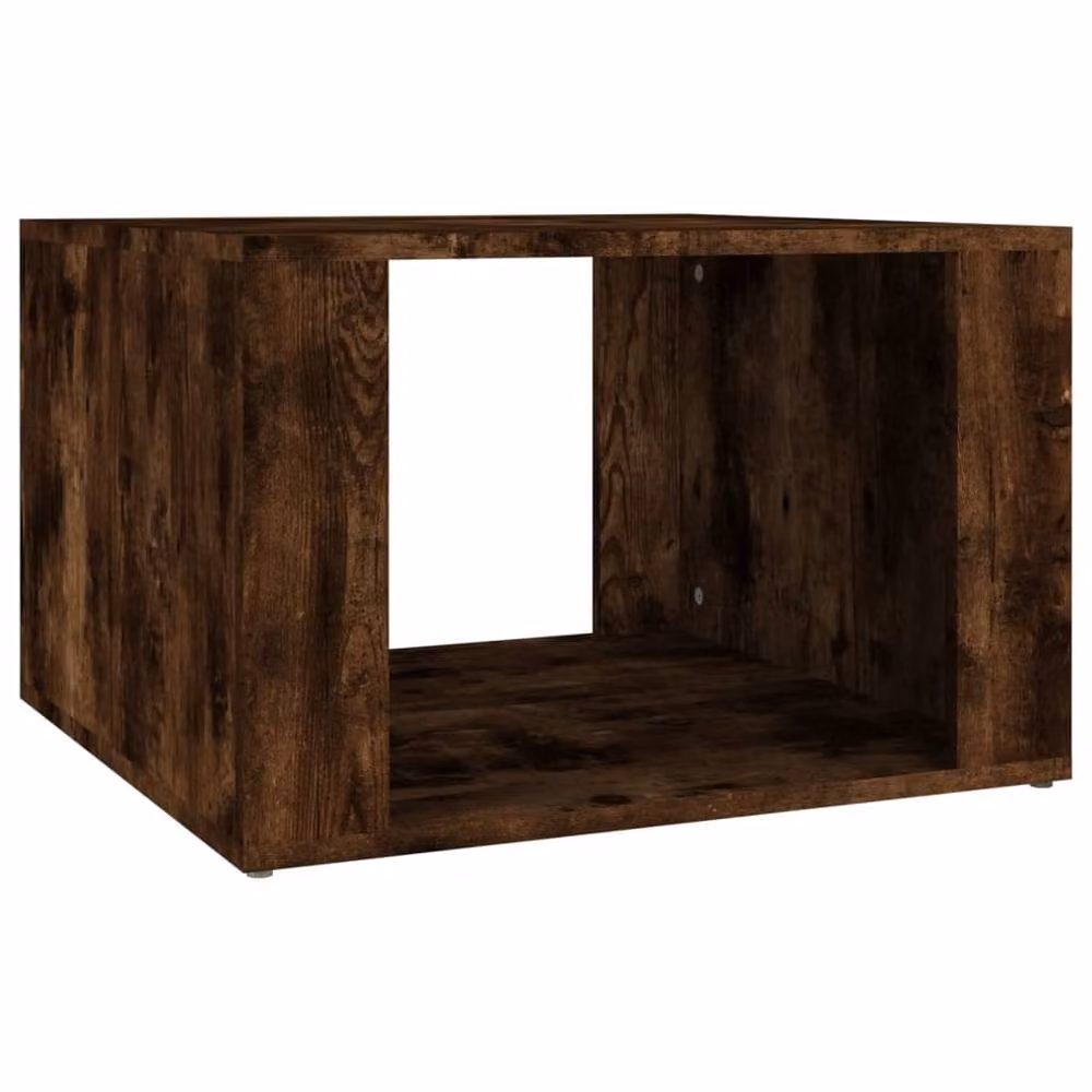Berkfield Home Elegant Bedside Table in Smoked Oak Brown, W/D/H: 57 x 55 x 36 cm – 2