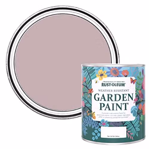 Rust-Oleum Pink Mould Resistant Garden Paint in Matt Finish, 750ml