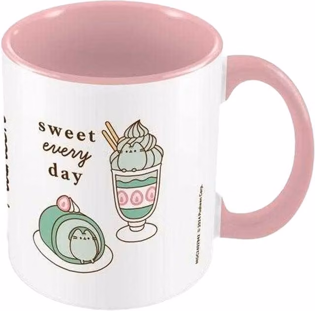 Pusheen Sweet Every Day Two Tone Ceramic Mug in White