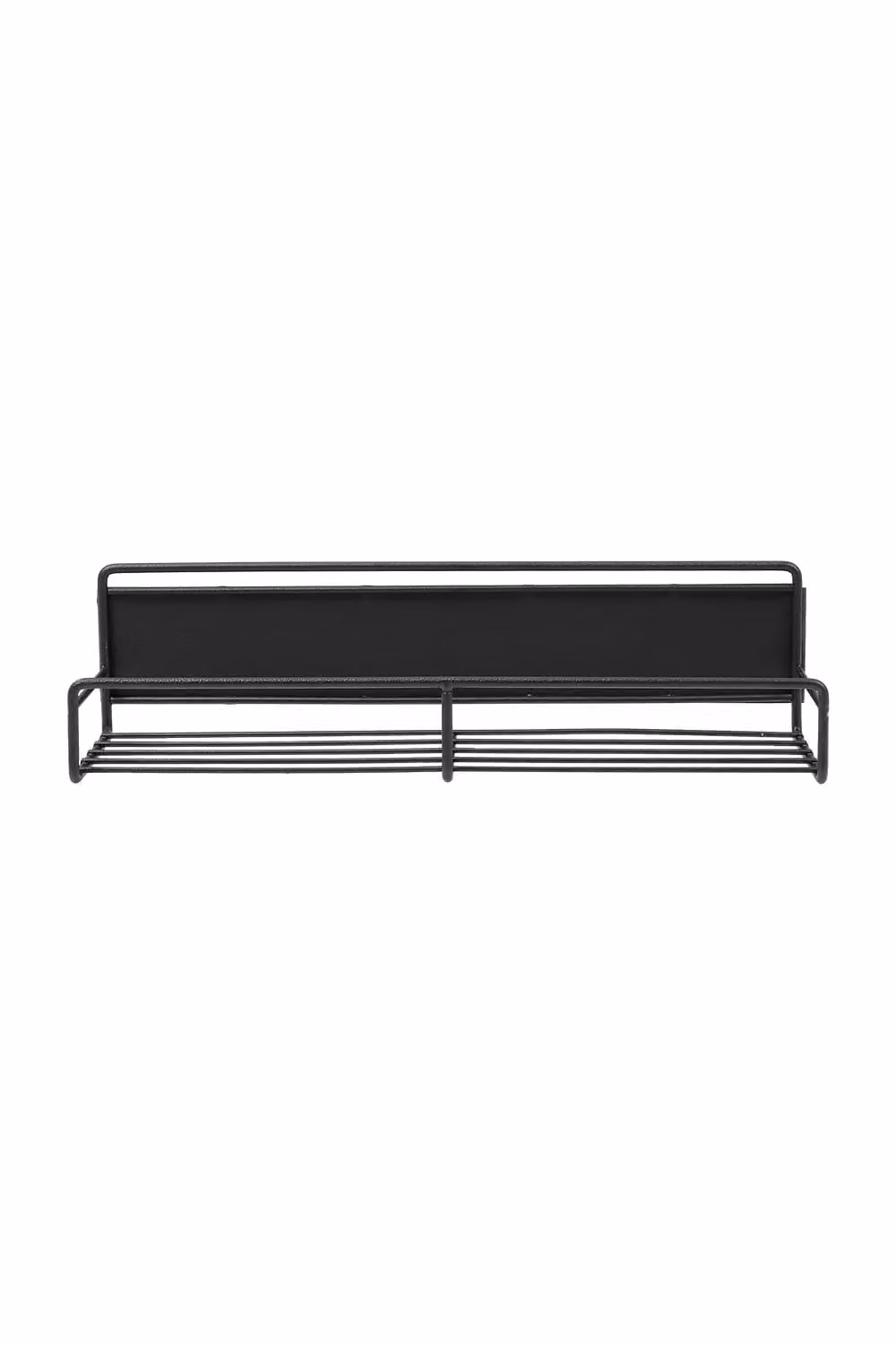 Living and Home 4-Piece Magnetic Fridge Storage Shelf and Hanging Spice Rack with Hooks, Black – 2