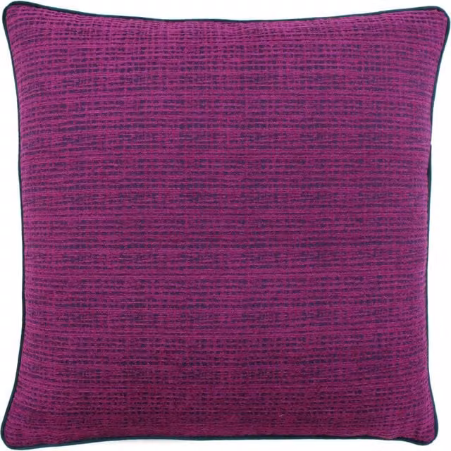 Paoletti Chiswick Jacquard Cushion in Pink, Purple and Green