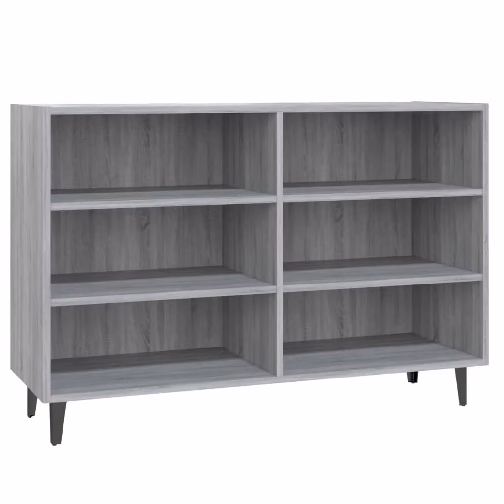 Berkfield Home Grey Sonoma Sideboard in Engineered Wood, W/D/H: 103.5 x 35 x 70 cm – 2
