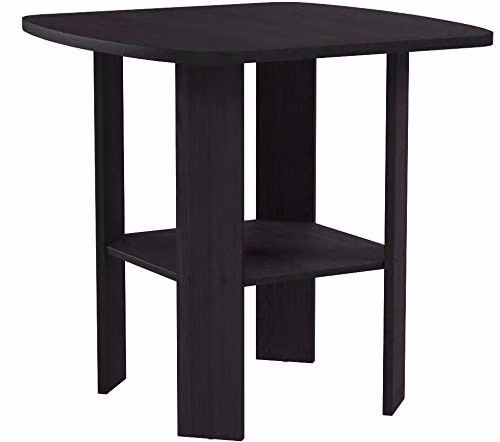 Furinno Simple Design 2-Tier Side Table Set of 2 with Open Shelves, Brown – 4