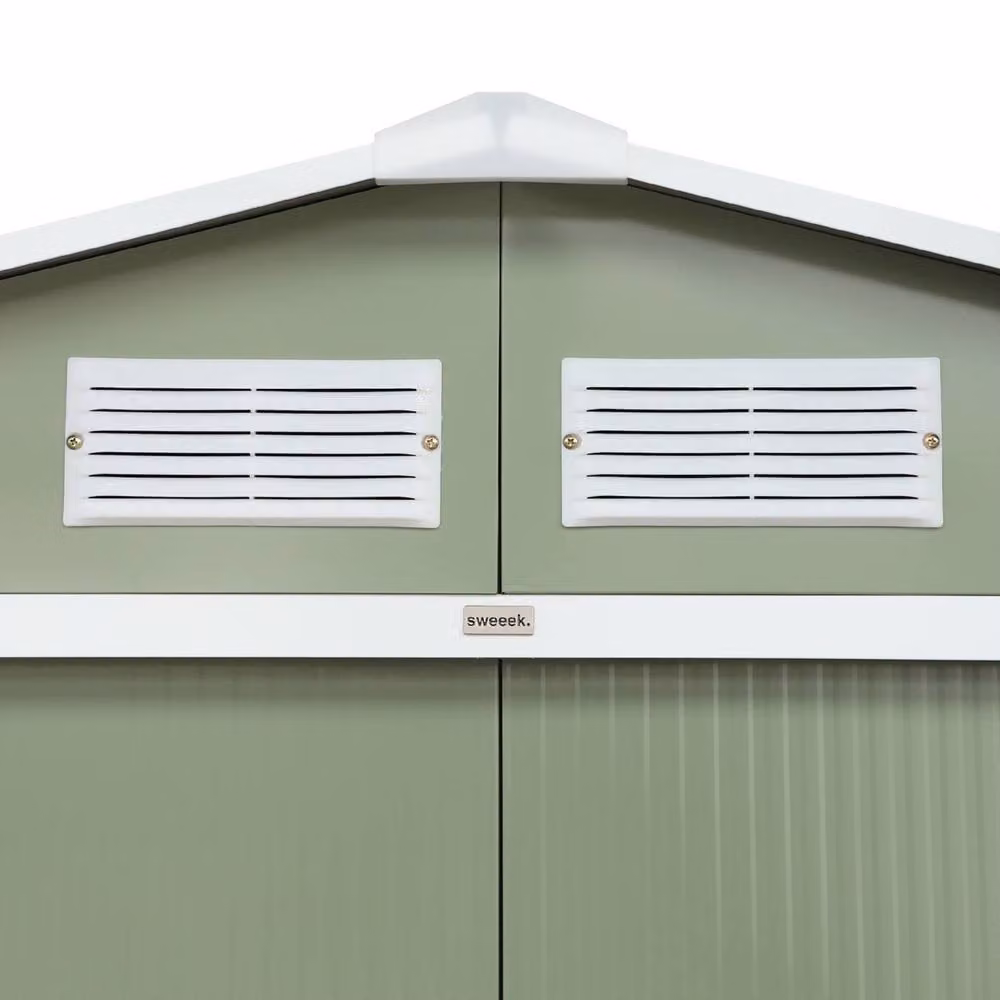 sweeek Garden Shelter with Anchor Kit, Light Green, 2.71 m² – 3