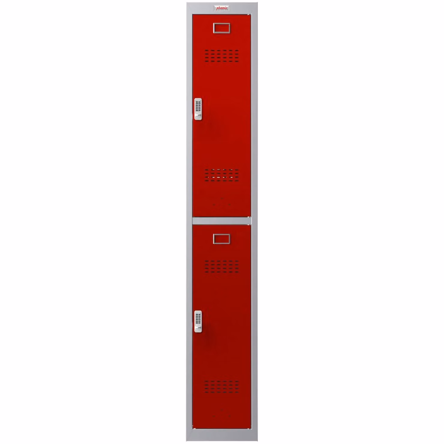 Phoenix Safe Company PL1233GRE Personal Metal Locker in Red with Electronic Lock and Internal Shelving – 2