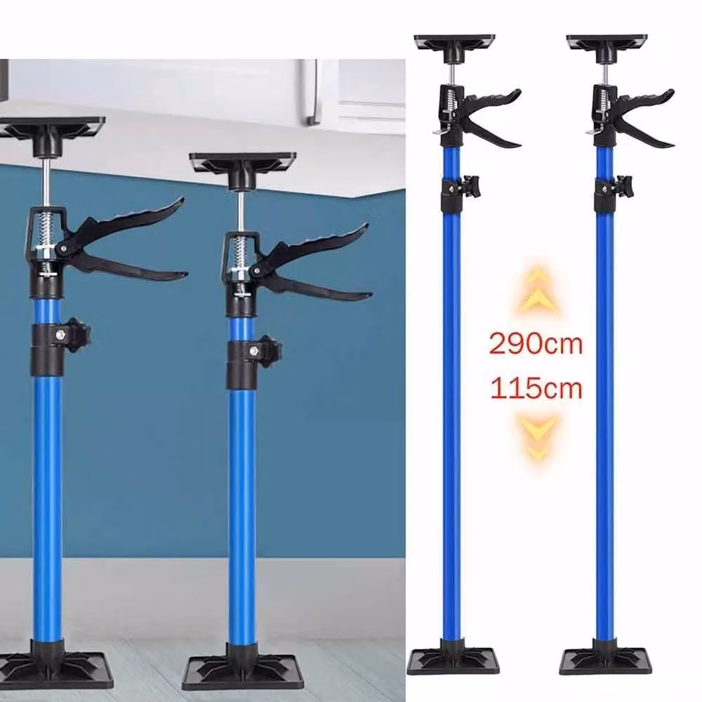 FLAVORA Adjustable Ceiling Support Props in Blue, 50-115 cm – 2