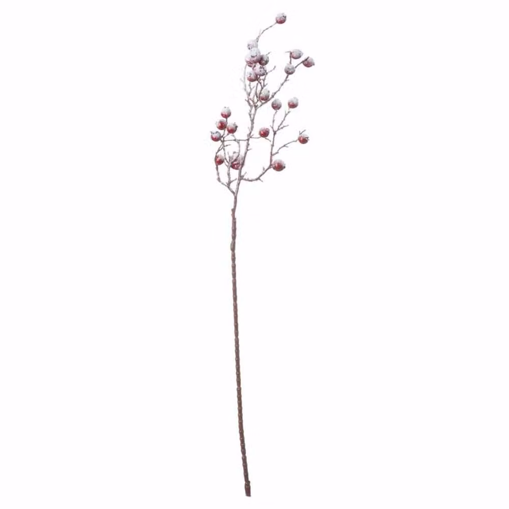Lemon Pavilion Furniture and Decor Large Festive Berry Artificial Plant, Red, W13 x D13 x H73 cm – 2