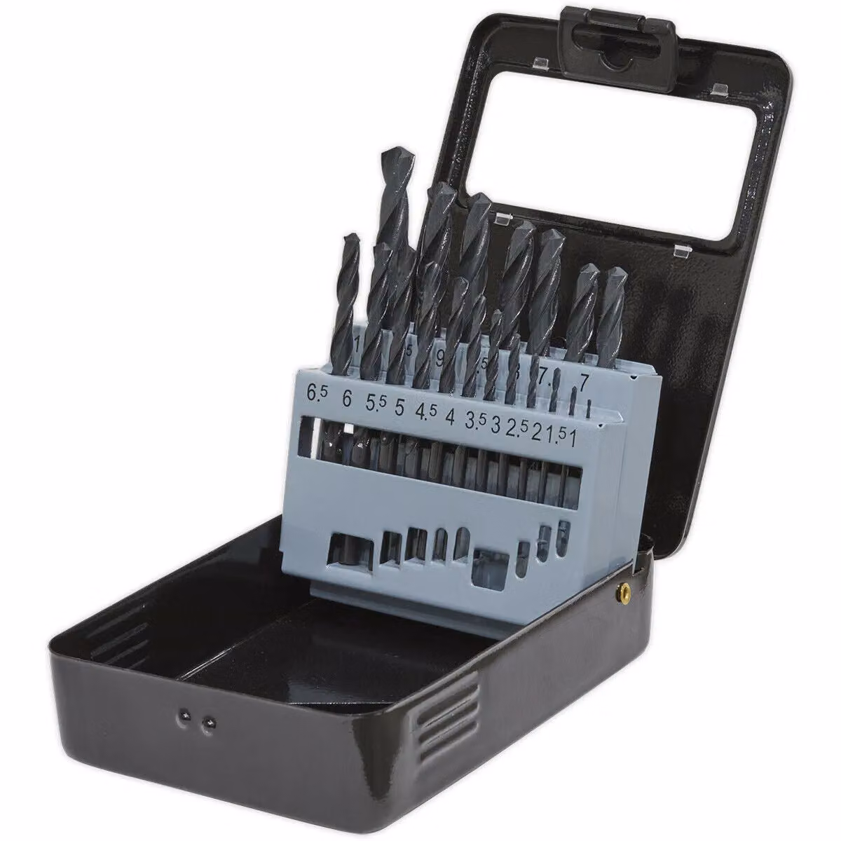 Loops 19 Piece Roll Forged HSS Twist Drill Bit Set in Silver and Multicolour with Storage Case – 2