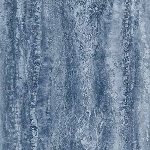 Muriva Eterna Marble Blue Abstract Wallpaper in Blue