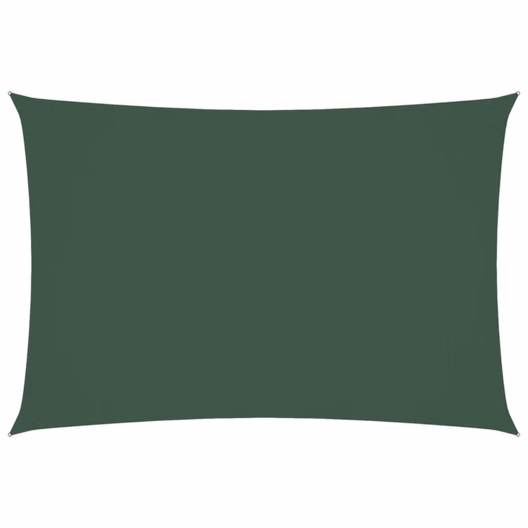 Berkfield Home Rectangular Oxford Fabric Sunshade Sail in Dark Green, W: 5 m, D: 3 m