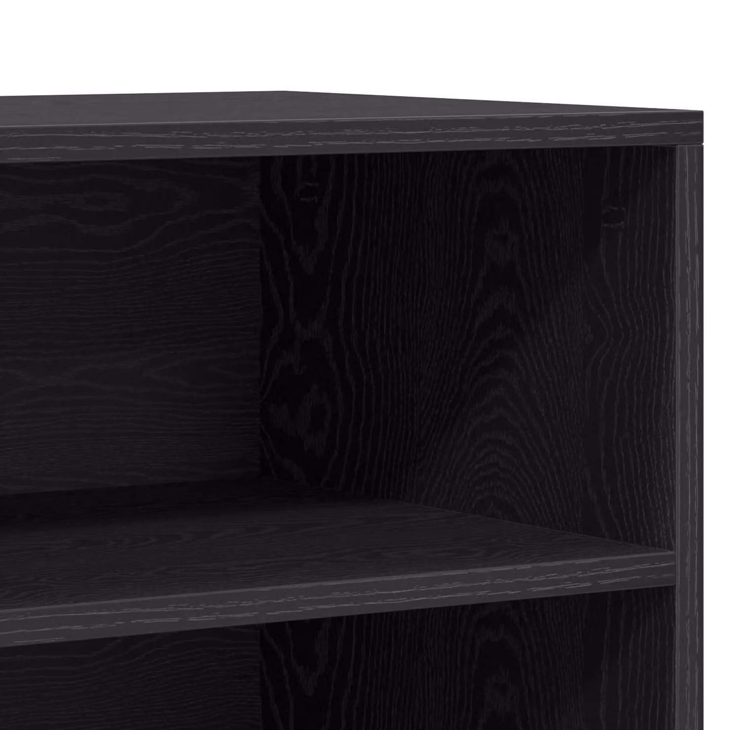 Berkfield Home Black Oak Sideboard, W: 57 cm, D: 35 cm, H: 70 cm – 5