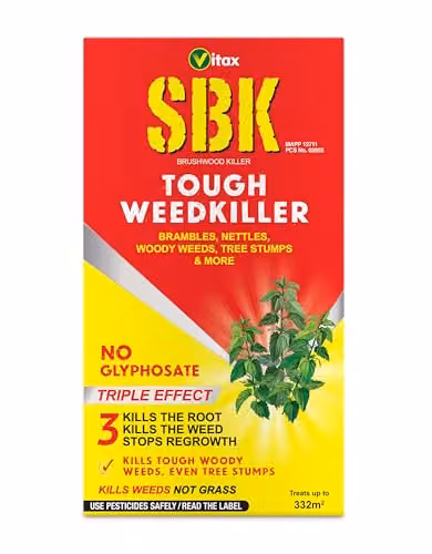 Vitax SBK Brushwood Killer Glyphosate Free Weedkiller Concentrate, 1 l