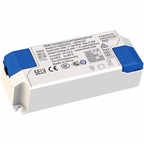 Loops 28W Dimmable LED Driver with 550 to 700mA Constant Current and IP20 Rating