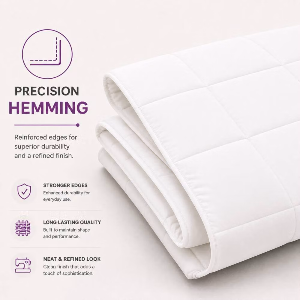Pamposh King Size 10.5 Tog White Hotel Quality Anti Allergy Duvet – 4
