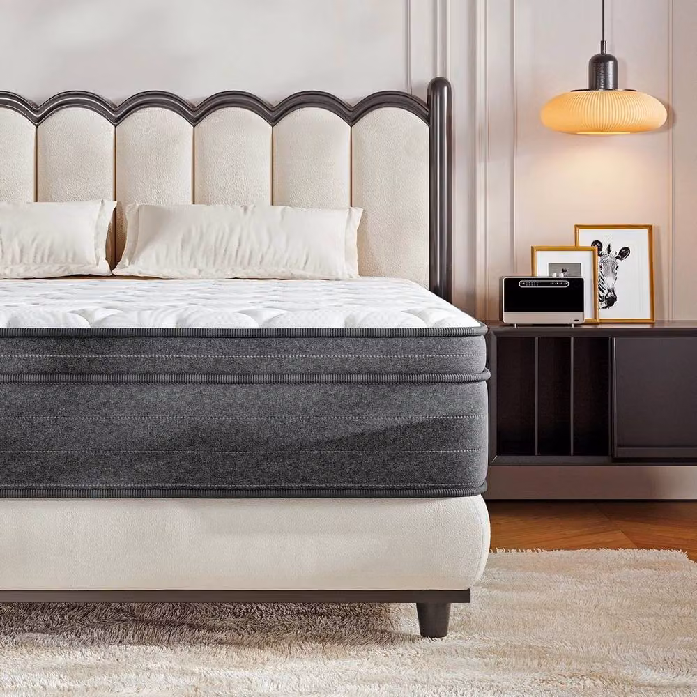 FORGEVIO White Hybrid Pocket Sprung Mattress, W/D/H: 150 x 200 x 26 cm – 3