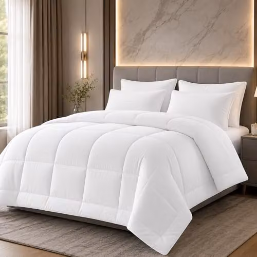 Pamposh Grey Anti-Allergy Hollow Fibre Duvet, 10.5 Tog, W/D/H: 135 x 200 cm – 6