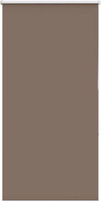 Berkfield Home Blackout Roller Blind in Brown Polyester, W: 70 cm, H: 130 cm – 1