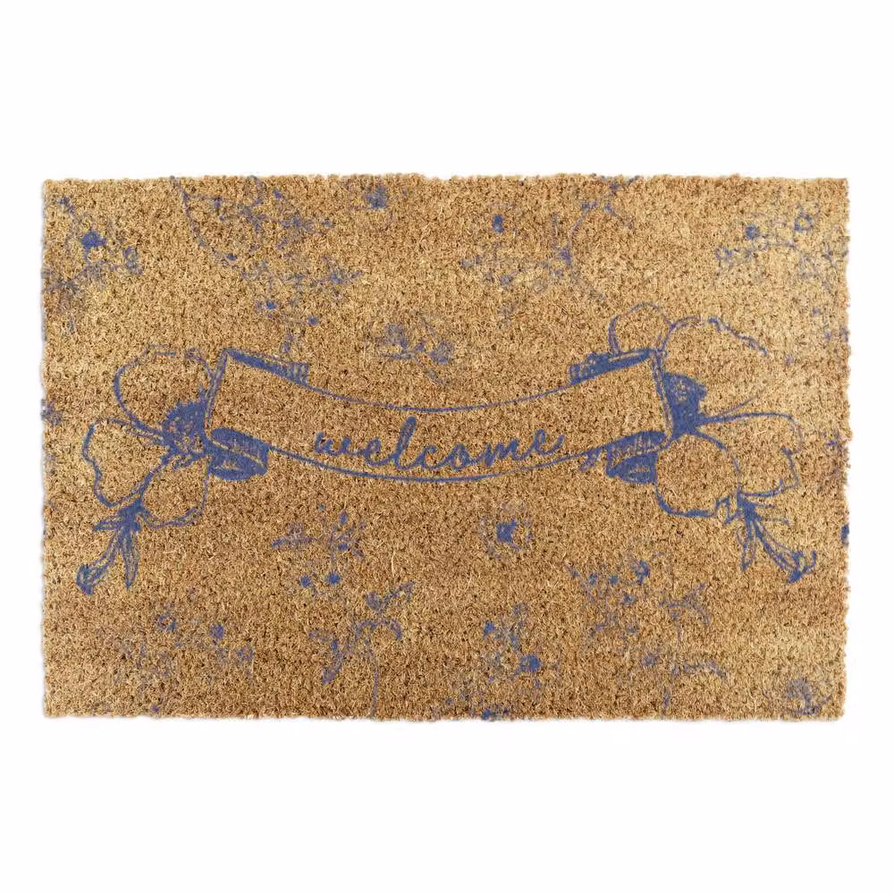 Artsy Mats Welcome Chinoiserie Coir Doormat in Beige, W/D: 90 x 60 cm – 3