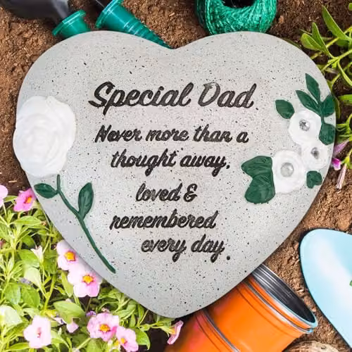 VFM e-Store Memorial Flower Pot Ornament, Grey, W/D/H: 16 x 14 x 14 cm – 5