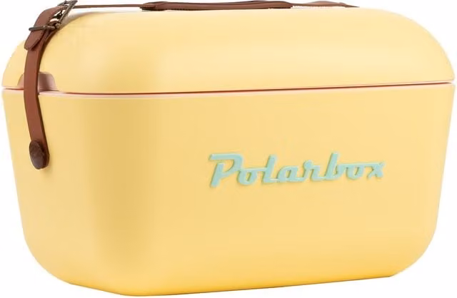 Polarbox Retro 12L Coolbox in Yellow
