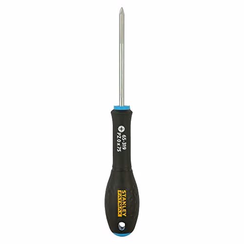 Stanley FatMax Pozidriv Screwdriver, Black and Silver