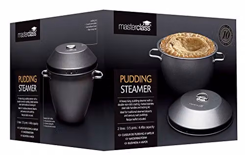 MasterClass Non-Stick Pudding Steamer, 2 Litre, Grey – 2