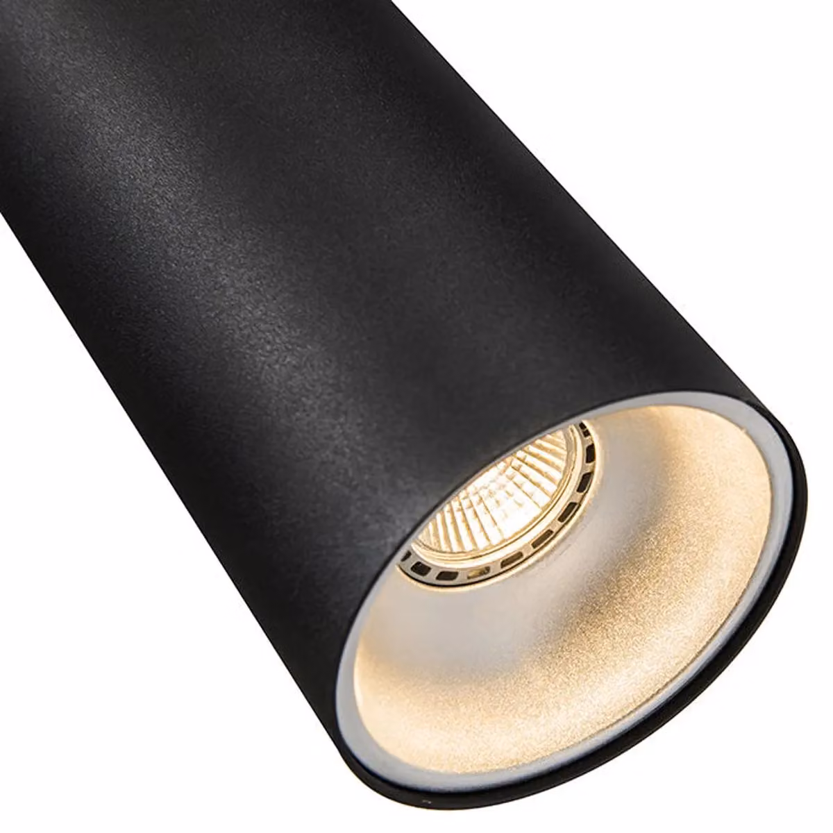 CGC Lighting Ruth Black Suspended Cylinder Ceiling Light – 4