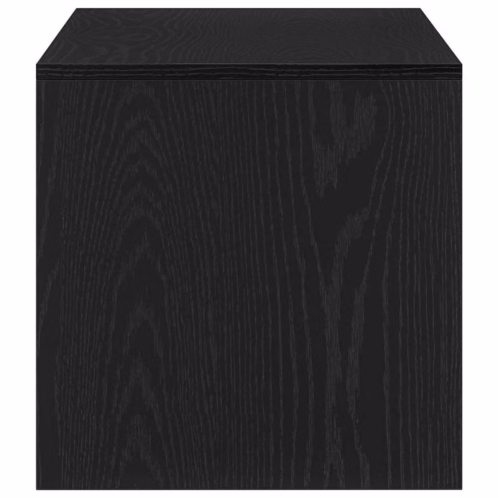 Berkfield Home Black Oak TV Cabinet in Matt MDF, W/D/H: 100 x 40 x 40 cm – 4