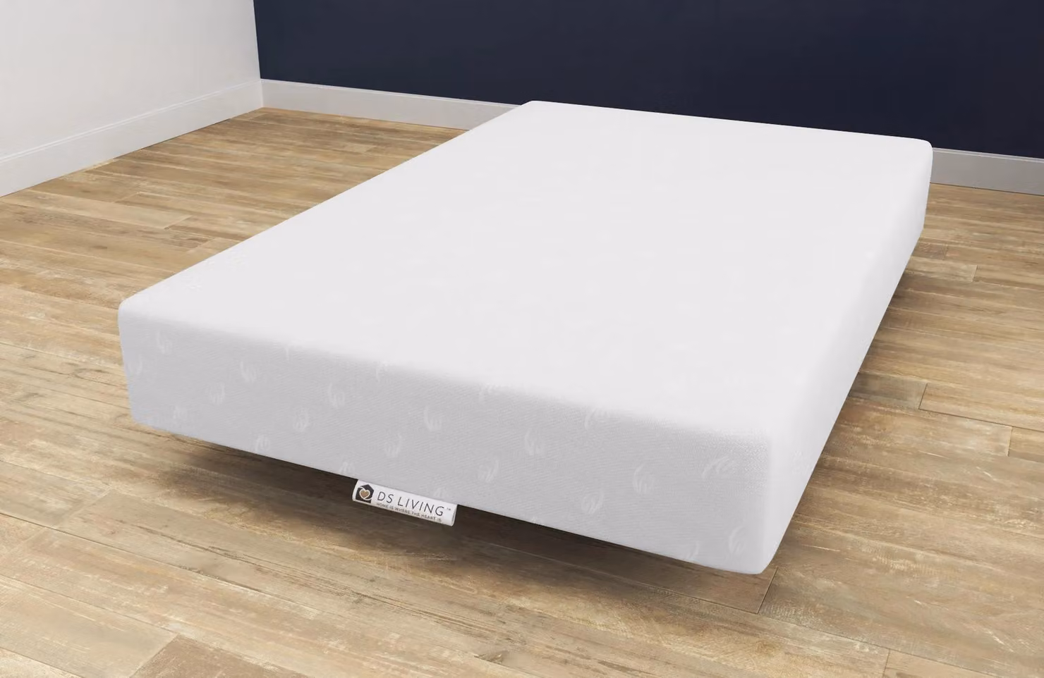 DS Living Pureflex Orthopaedic Memory Foam Mattress, White, W/D/H: 135 x 190 x 25 cm – 6