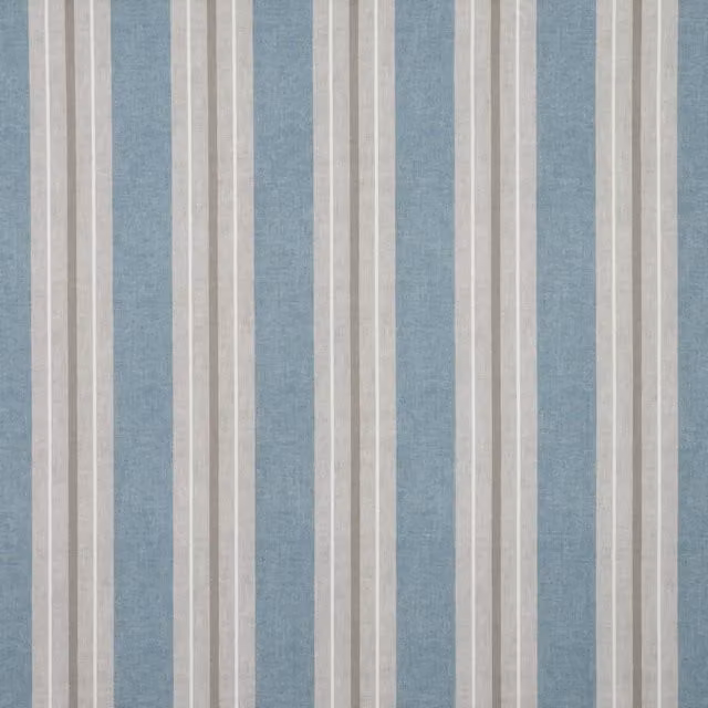 Terrys Blue Striped Cotton Adult Towel
