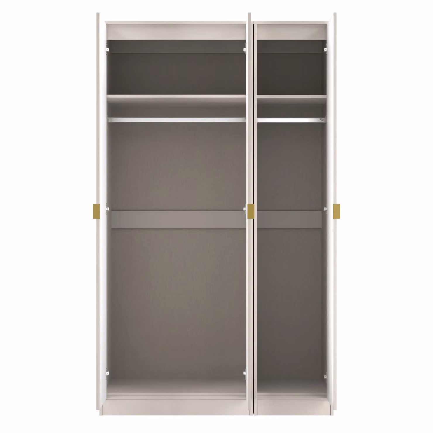 Ready Assembled 2 U Dallas 3 Door Wardrobe in Taupe – 2